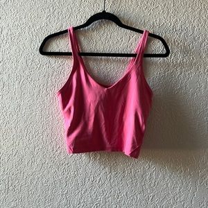 Lululemon size 8 pink tank